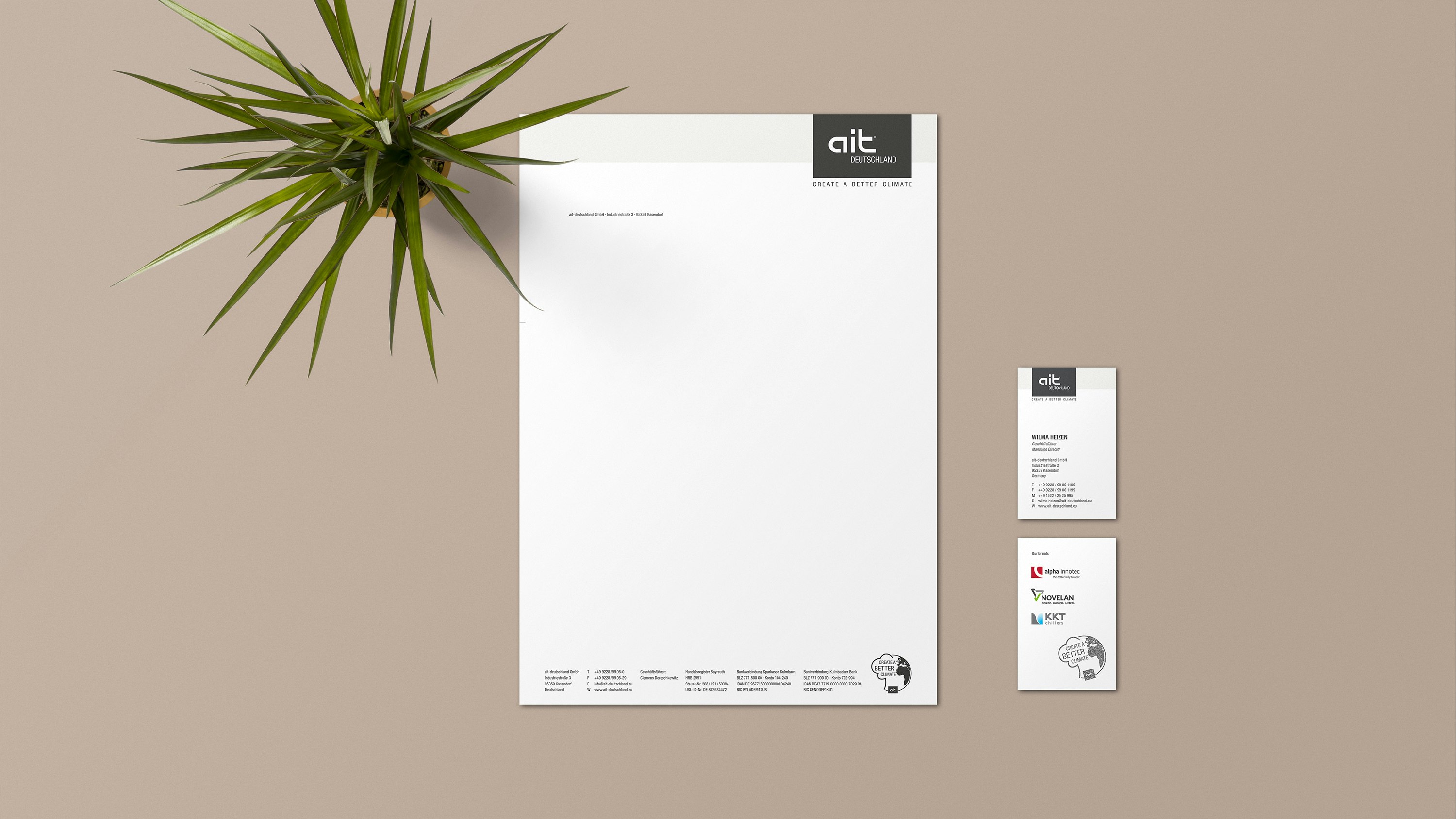 Mockup ait Geschäftsausstattung