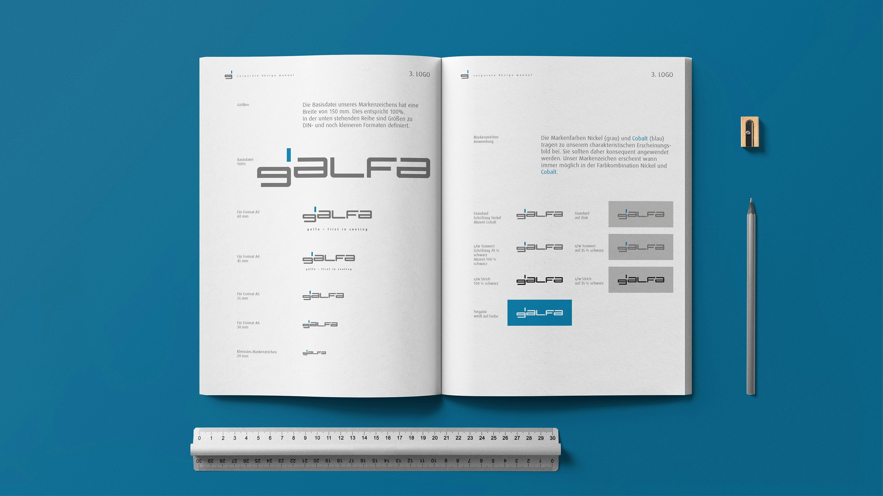 Mockup Galfa Corporate Design Manual