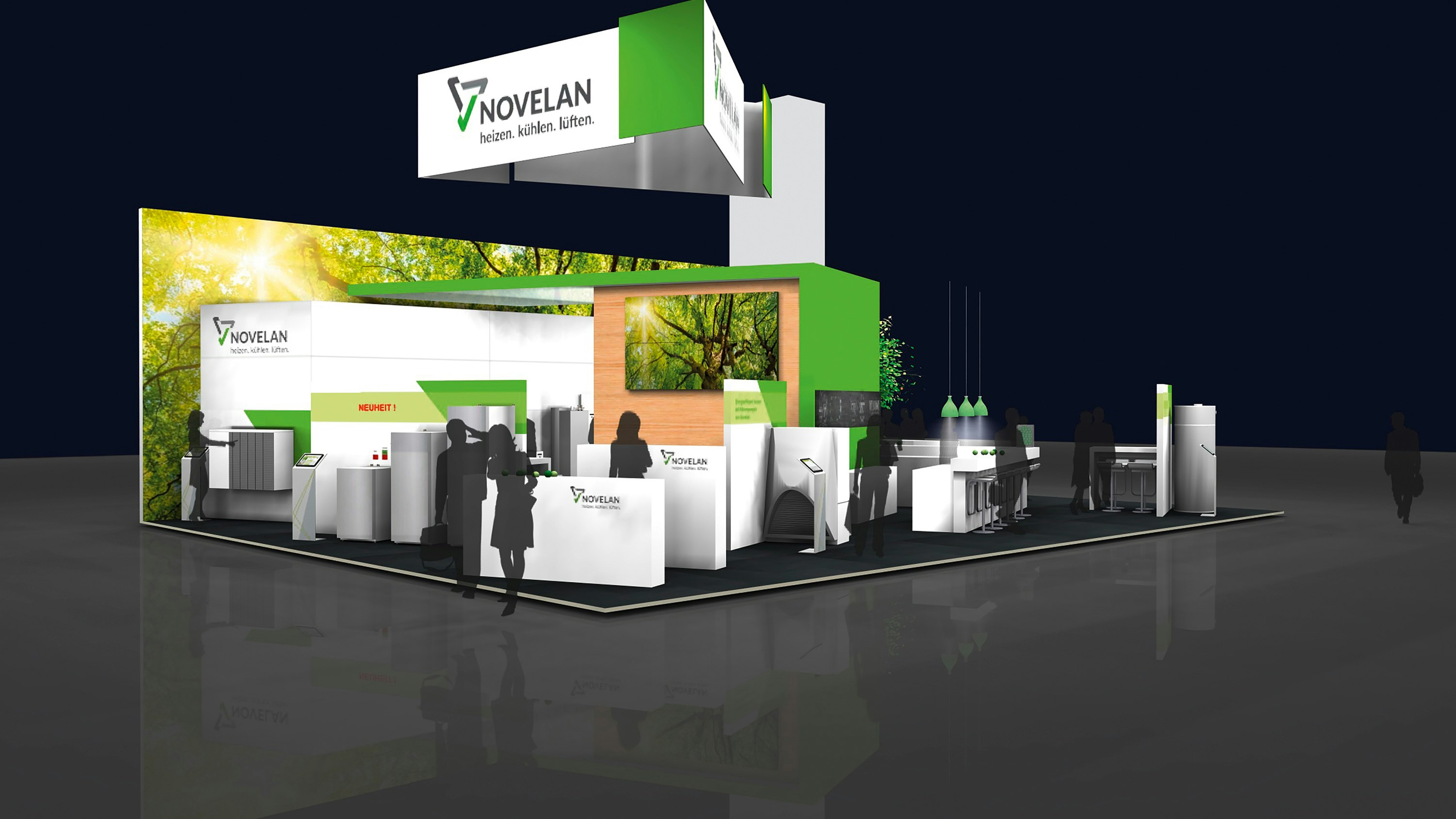 Messestand NOVELAN ISH