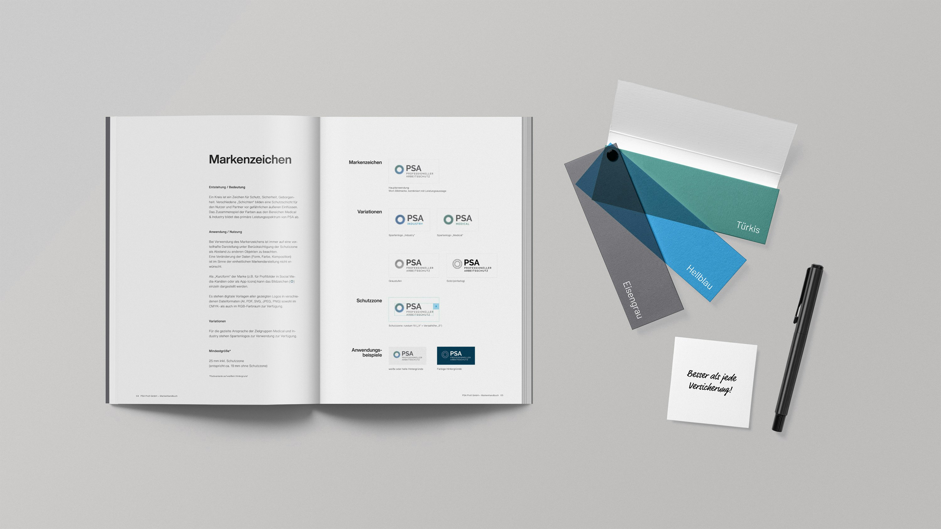 Mockup PRA Profi Corporate Design Manual