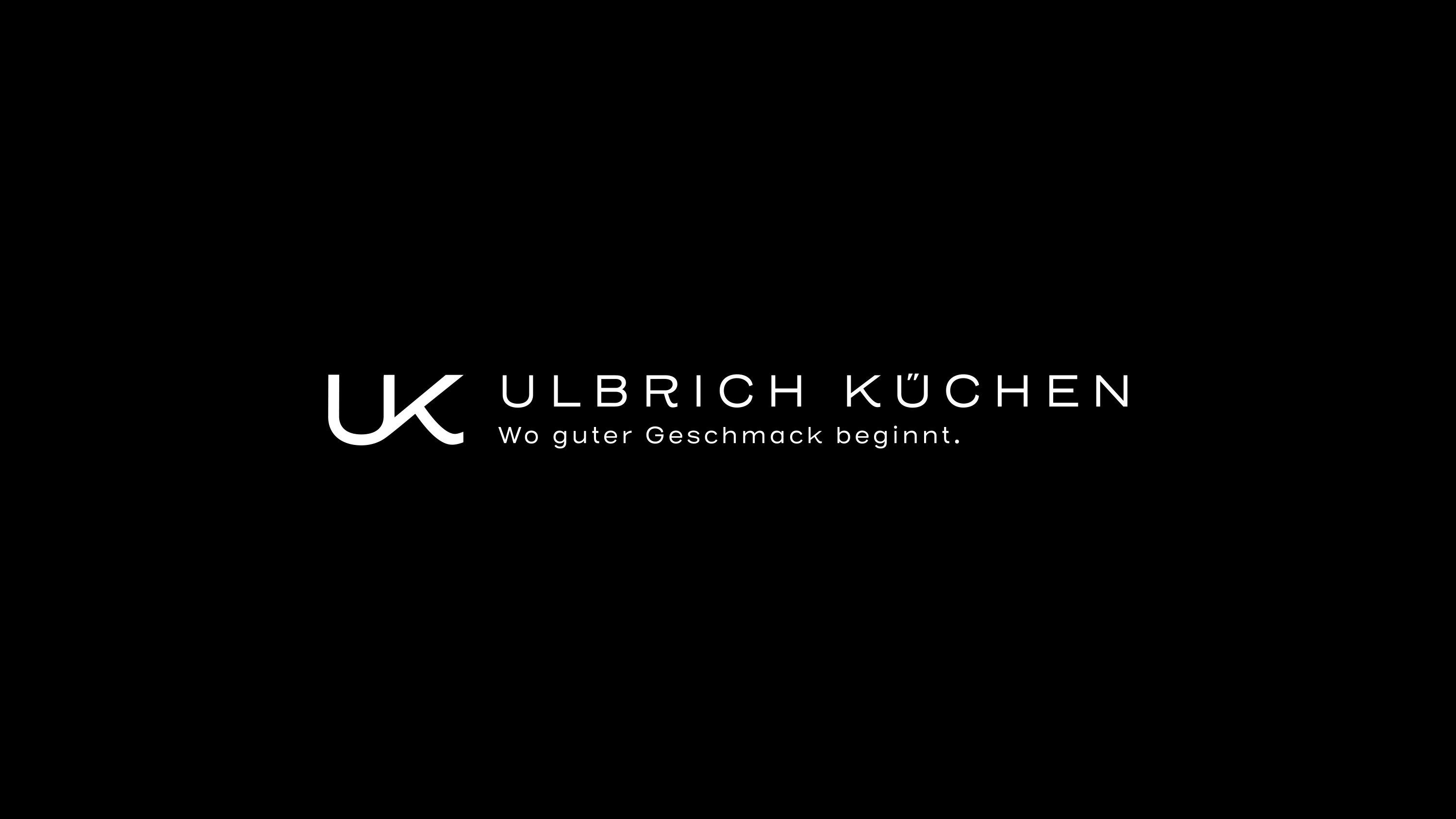 Ulbrich Küchen Logo Schwarz Weiß
